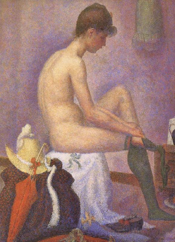 Georges Seurat The Post of Woman Germany oil painting art